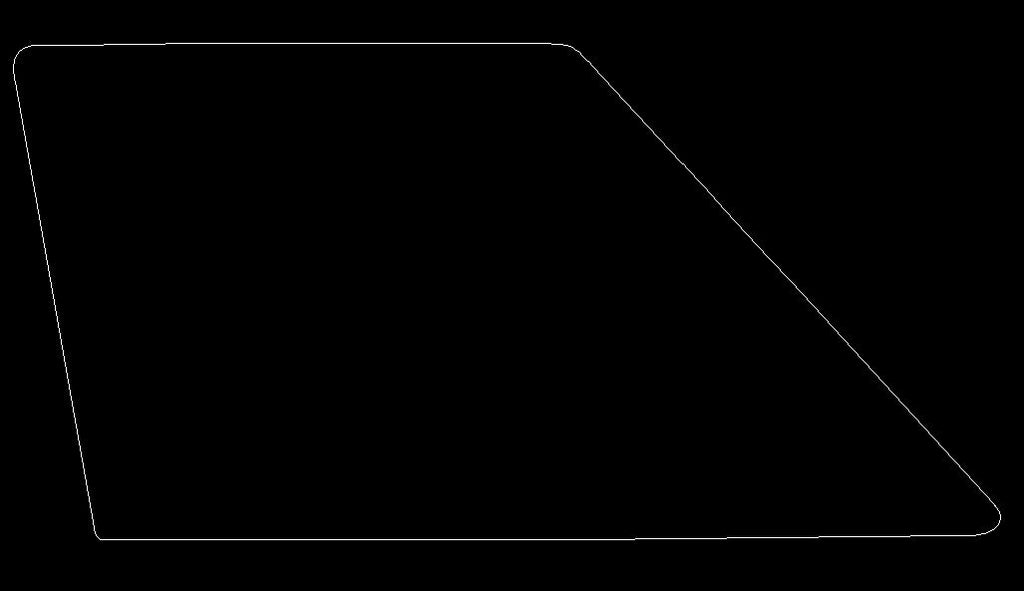 HOLDEN HQ SEDAN/UTE/WAGON RIGHT FRONT DOOR GLASS PANEL - CLEAR